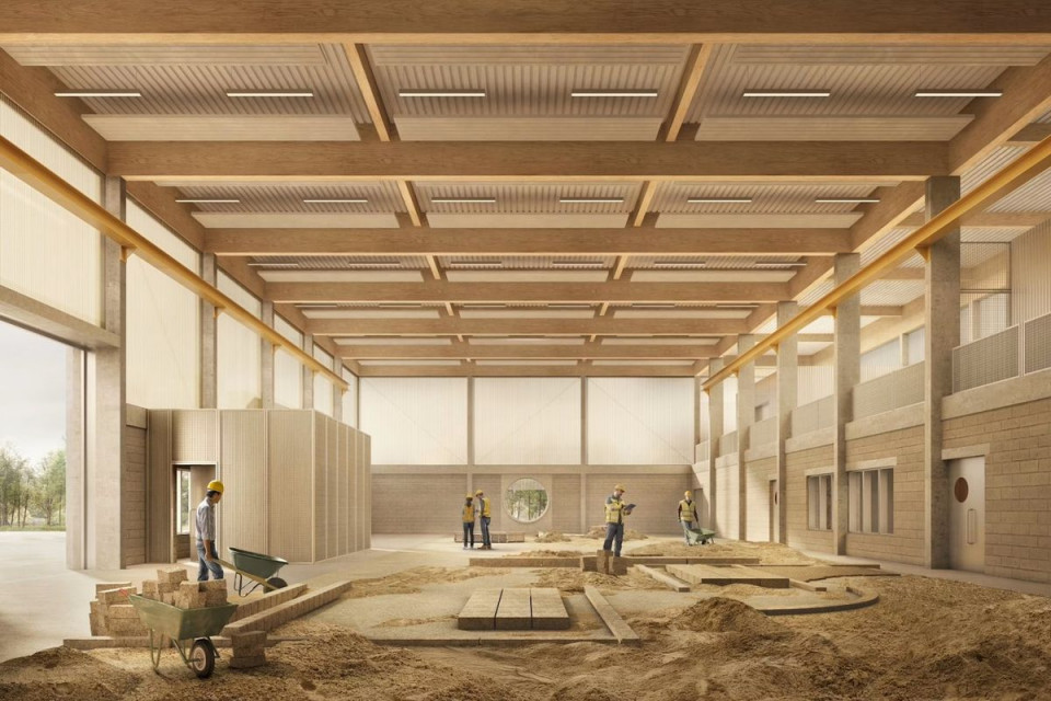 Neubau Bildungscampus Bau Geradstetten, Bild 3